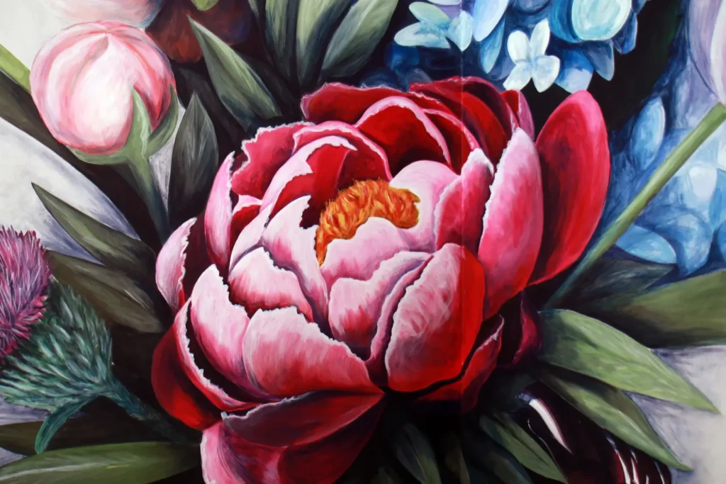 Bouquet, floral, Parini Illustration décoration florale
