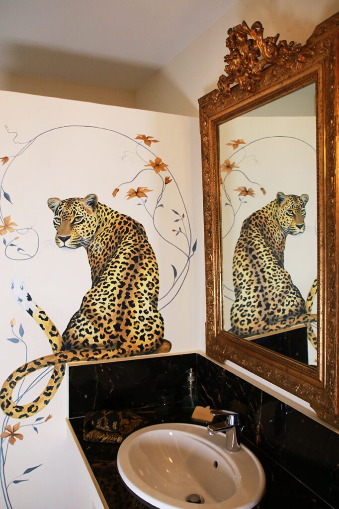 Parini Illustration, Charlotte Parini artiste peintre, Accueil, Animalier, Panthère
